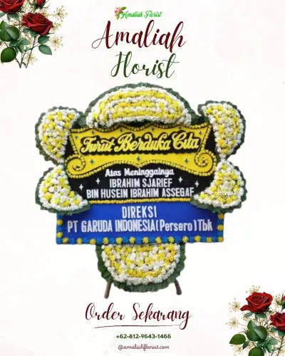 Papan Bunga Duka di Bandungrejo