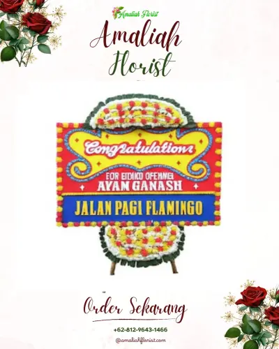 Bunga Papan Congratulation di Bandungrejo